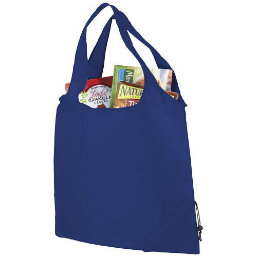 Sac shopping publicitaire pliable - Bungalow Bleu royal